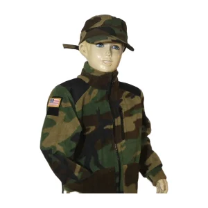 Bluza polarowa moro dla dzieci Woodland M81