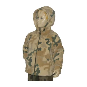 Bluza polarowa moro wz.98 z kapturem dla dzieci