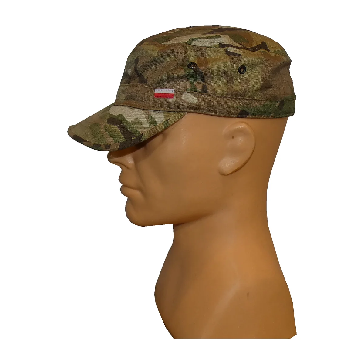 Czapka patrolowa z daszkiem w kamuflażu Multicam SUEZ - GROM US23 RIP-STOP z regulacją obwodu głowy.