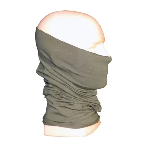 Komin oliwkowy, długi 50 cm, bawełna z elastanem