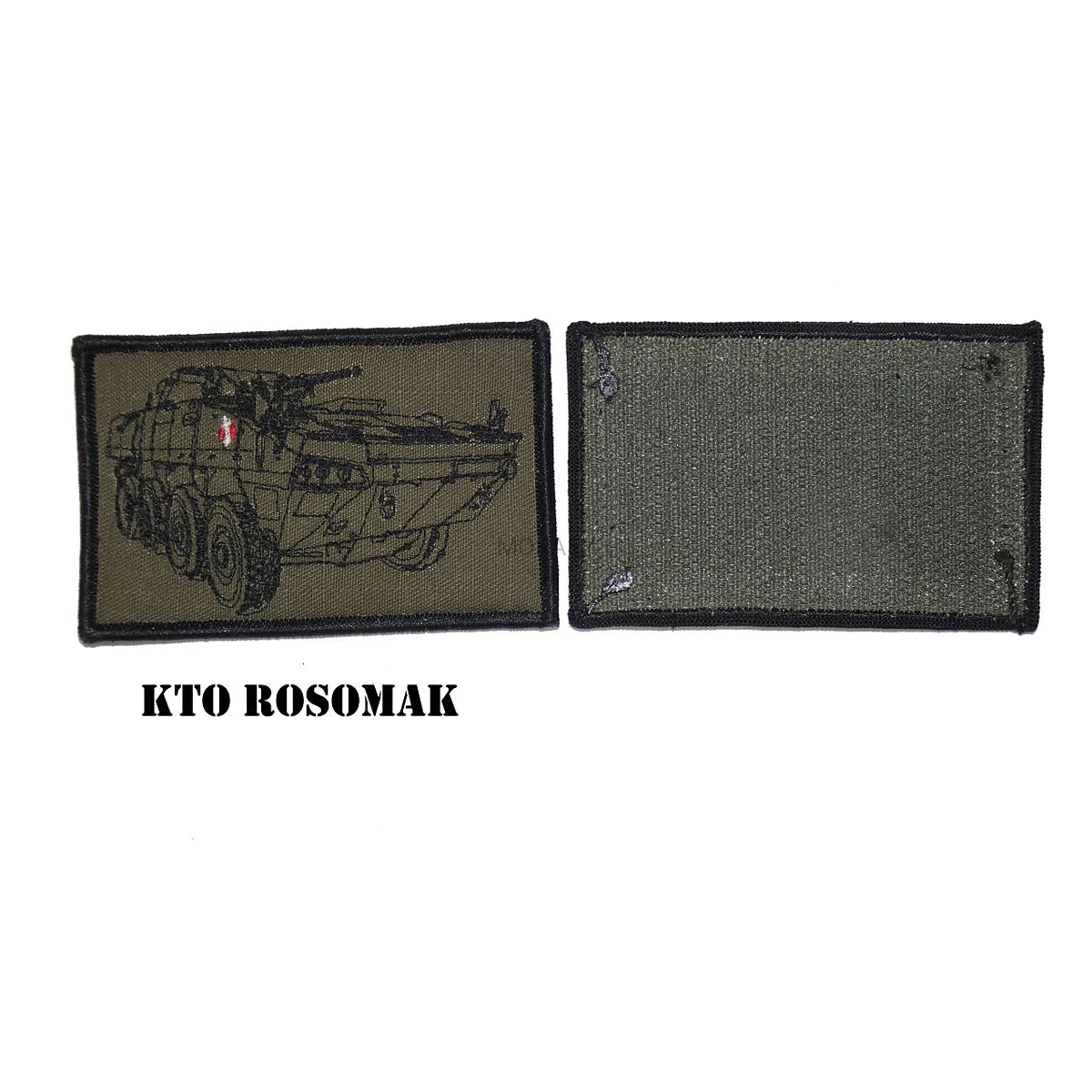 Naszywka KTO Rosomak na rzep, 80 x 50 mm